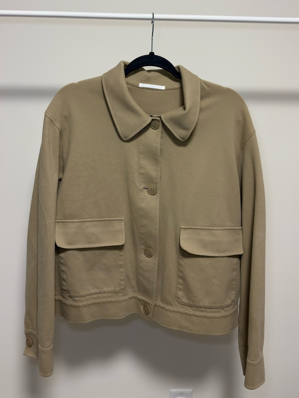 UNIQLO Women’s Jersey Relaxed Jacket in Beige
